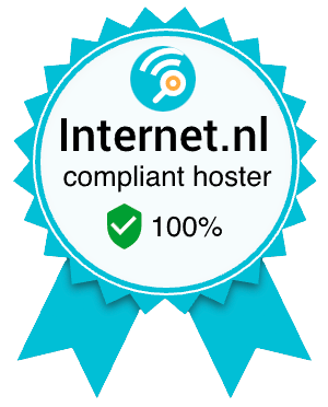 100% compliance hoster award badge